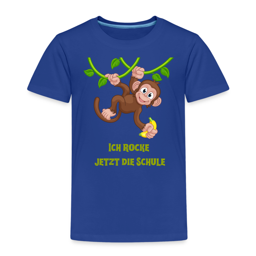 Kinder Premium T-Shirt - Ich rocke jetzt die Schule - Königsblau