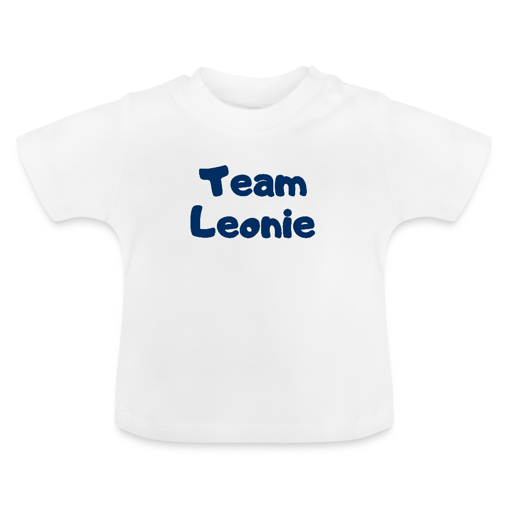 Baby T-Shirt - Team Leonie - Weiß