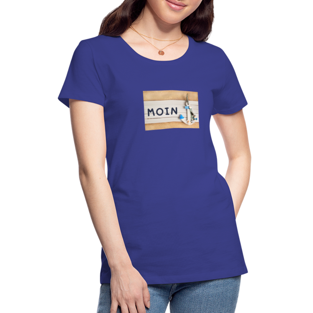 Frauen Premium T-Shirt - Moin Anker - Königsblau
