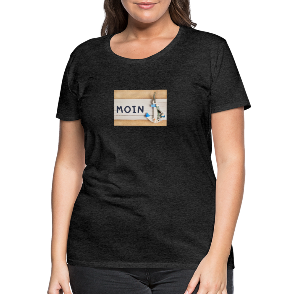 Frauen Premium T-Shirt - Moin Anker - Anthrazit
