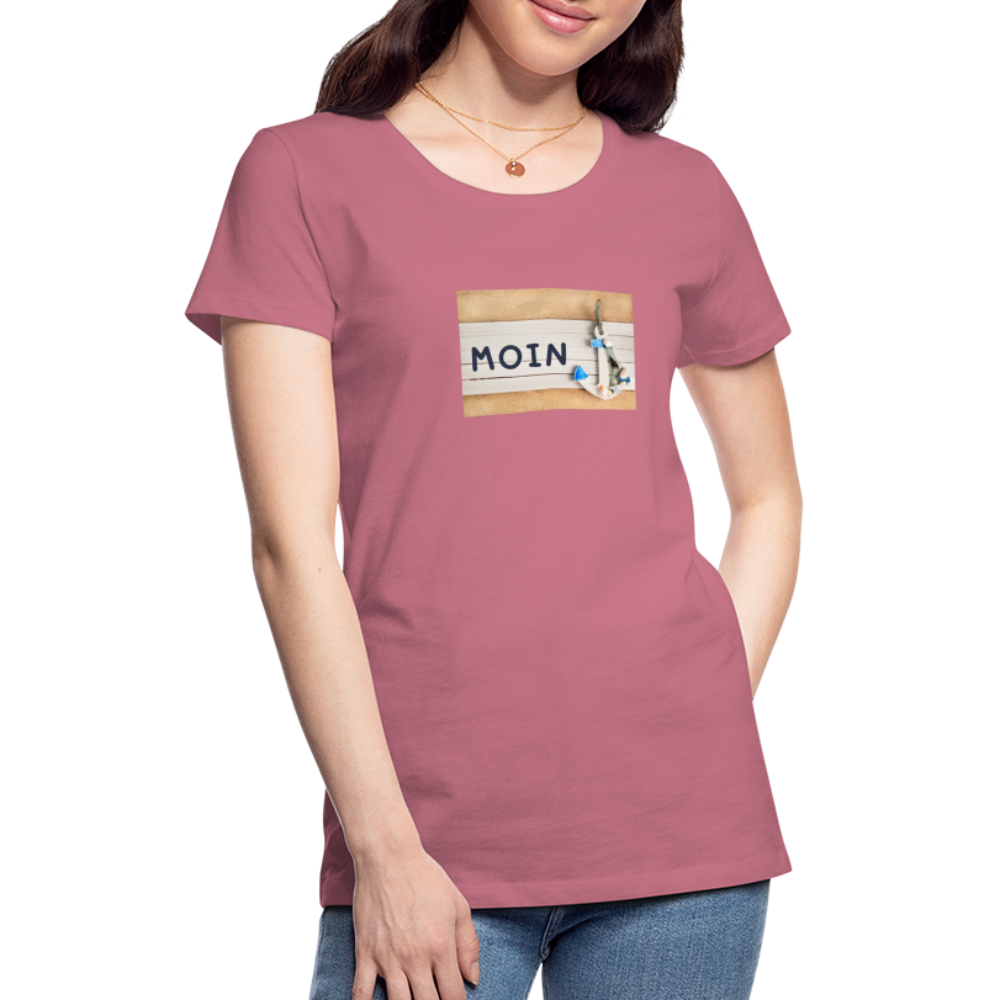 Frauen Premium T-Shirt - Moin Anker - Malve