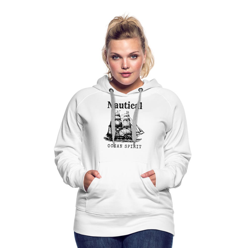 Frauen Premium Hoodie - Nautical Ocean Spirit - weiß