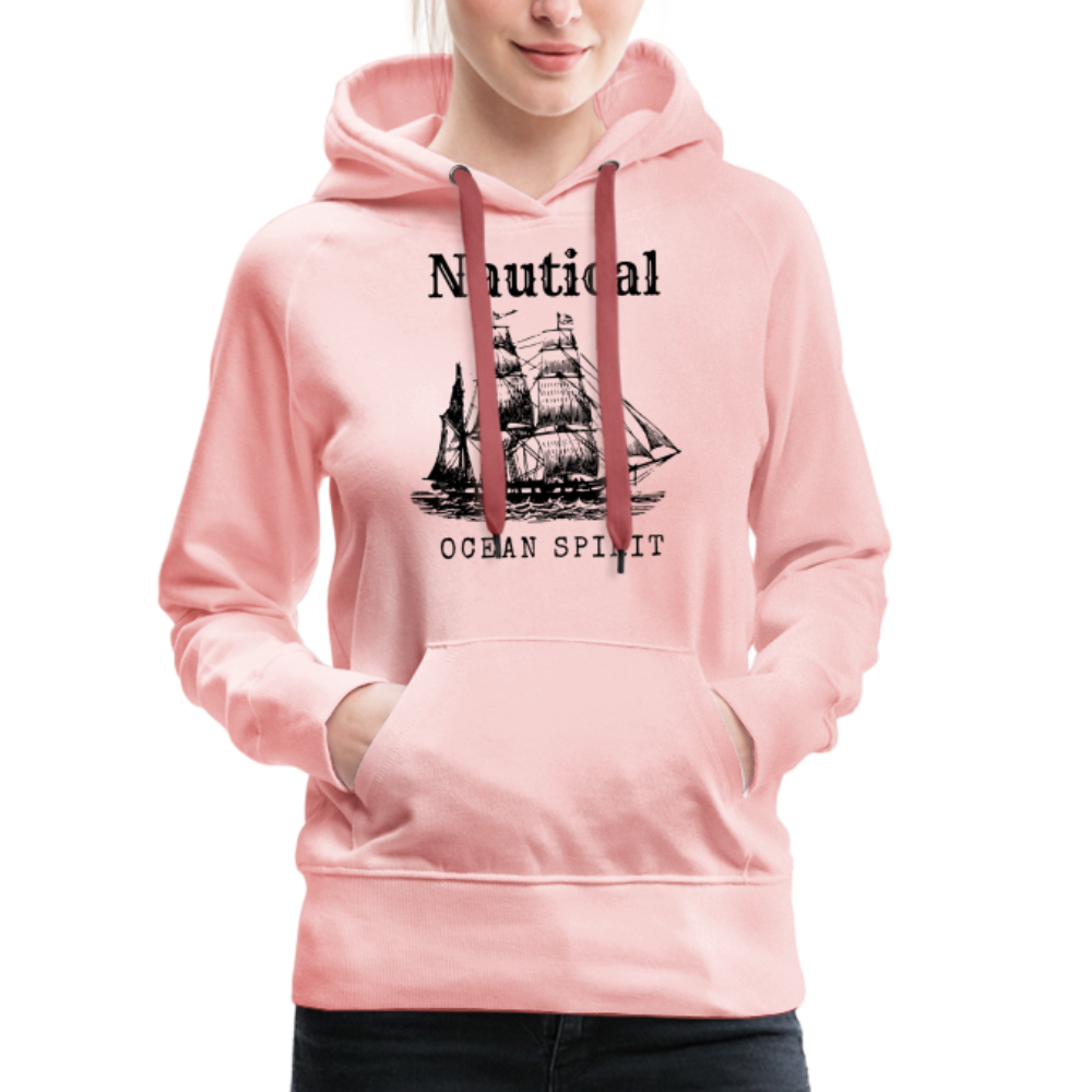 Frauen Premium Hoodie - Nautical Ocean Spirit - Kristallrosa