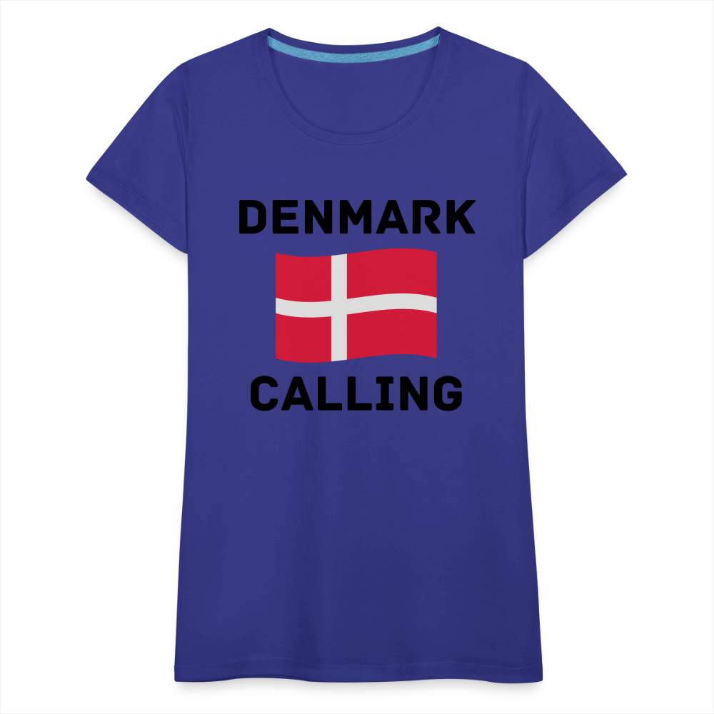Frauen Premium T-Shirt - Denmark Calling - Königsblau