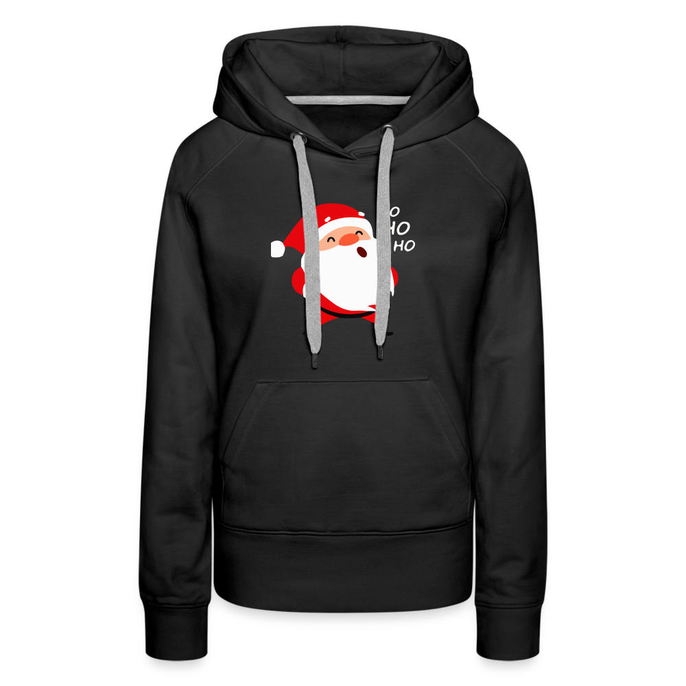 Frauen Premium Hoodie - Hohoho - Schwarz