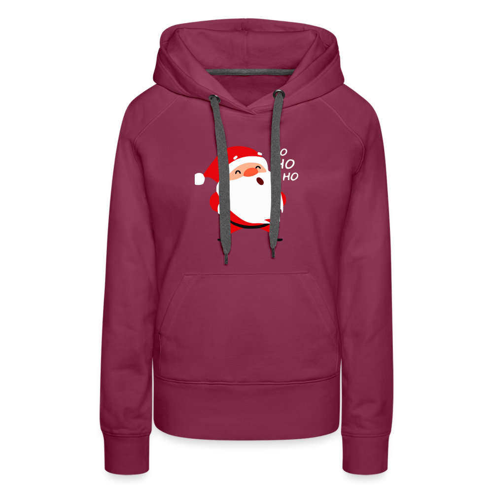Frauen Premium Hoodie - Hohoho - Bordeaux