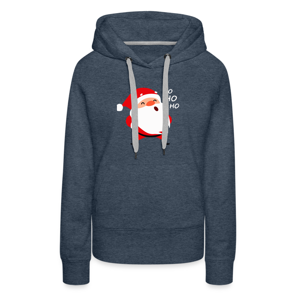 Frauen Premium Hoodie - Hohoho - Jeansblau