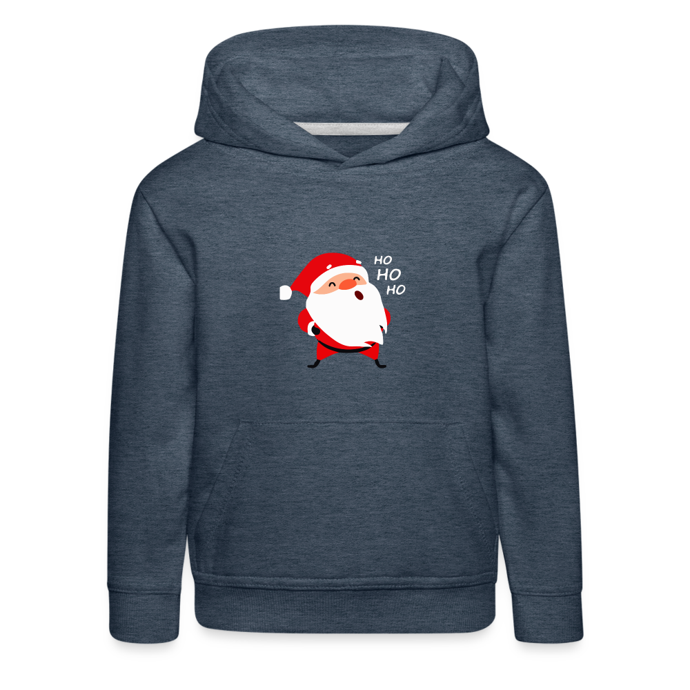 Kinder Premium Hoodie - Hohoho - Jeansblau