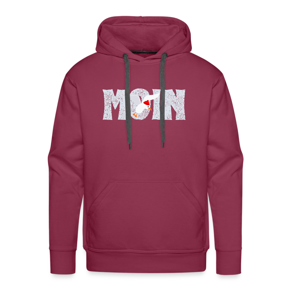 Men’s Premium Hoodie - Moin Möwe Paddel - Bordeaux