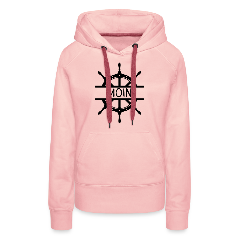 Frauen Premium Hoodie - Moin Steuerrad - Kristallrosa