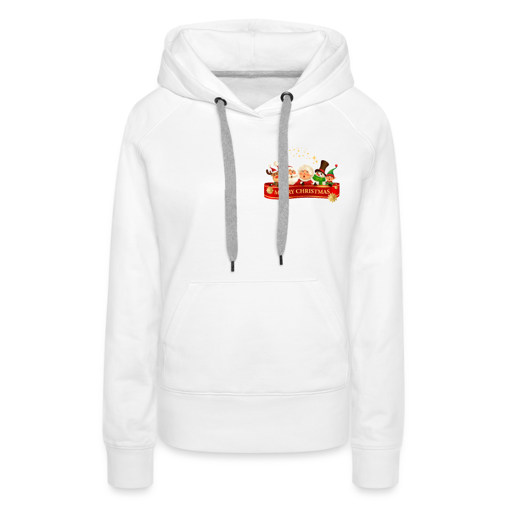 Frauen Premium Hoodie - Merry Christmas Team - weiß
