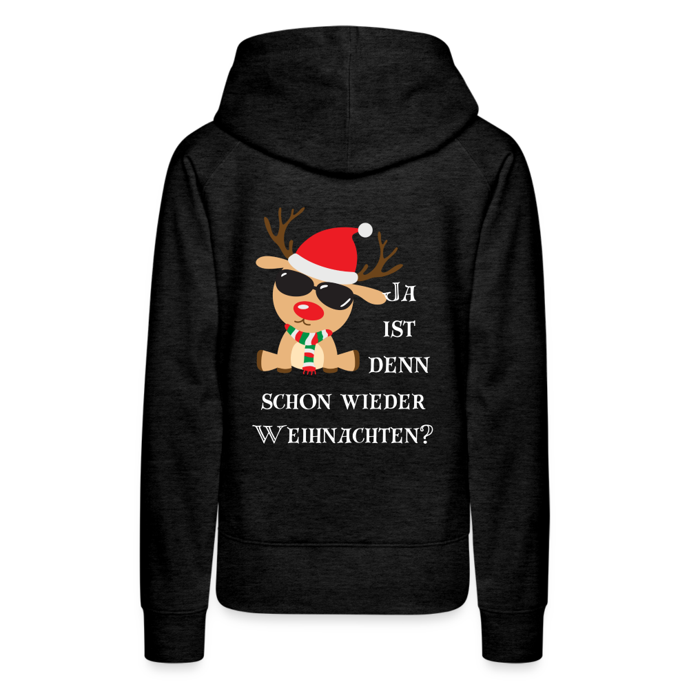 Frauen Premium Hoodie - Schon wieder Weihnachten - Anthrazit