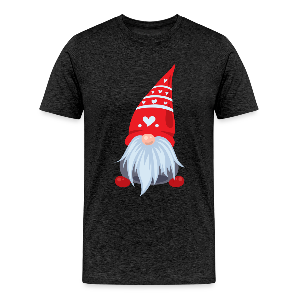 Männer Premium T-Shirt - Herzwichtel - Anthrazit