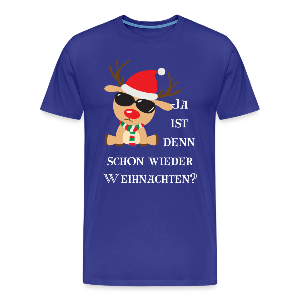 Männer Premium T-Shirt - Schon wieder Weihnachten - Königsblau