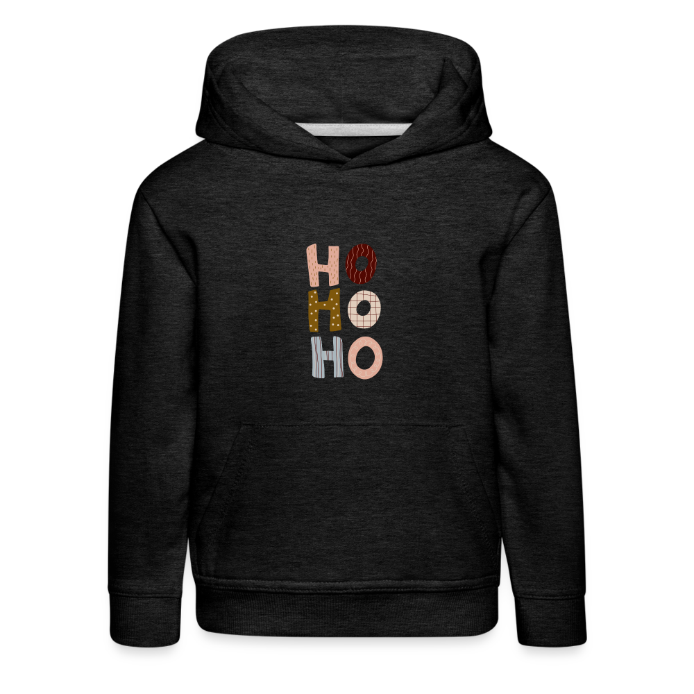 Kinder Premium Hoodie - Hohoho rosé - Anthrazit