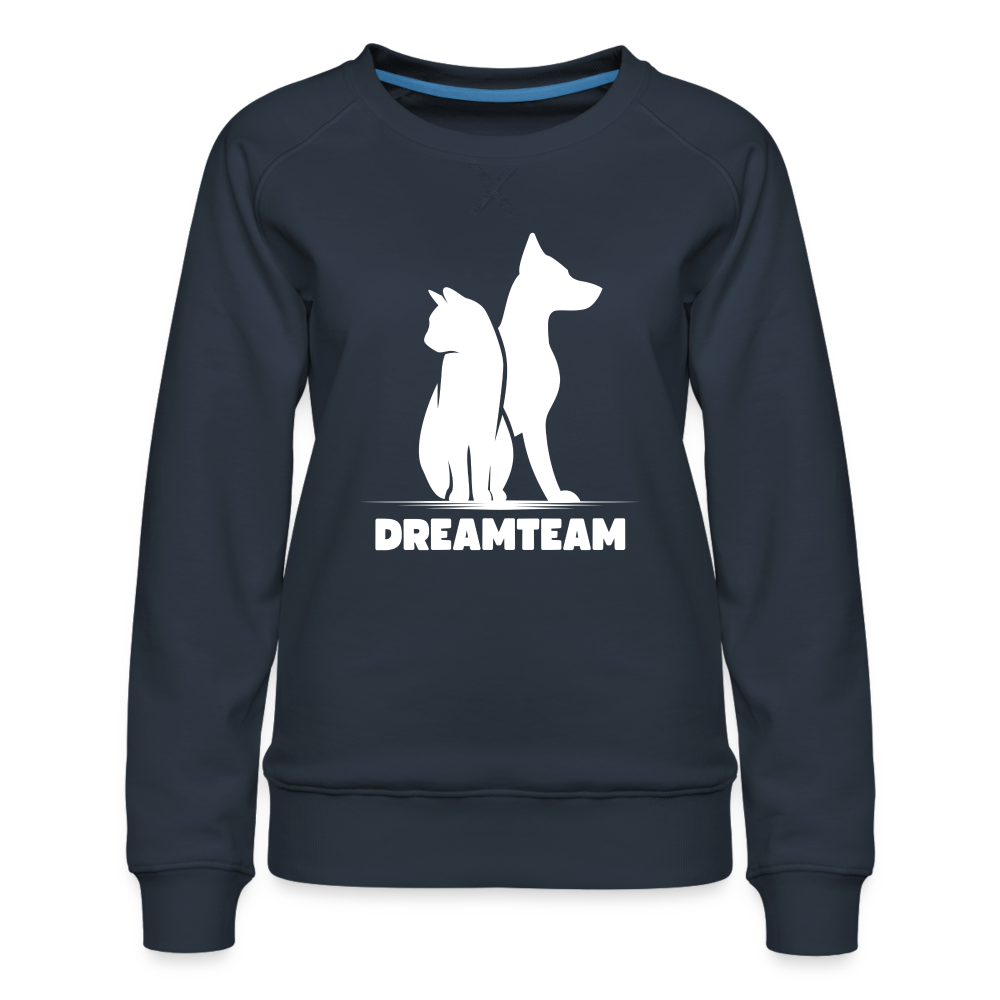 Frauen Premium Pullover - Dreamteam - Navy