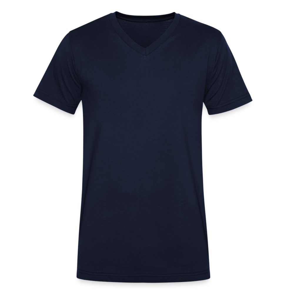 Männer Bio-T-Shirt mit V-Ausschnitt von Stanley & Stella - personalisierbar - Navy