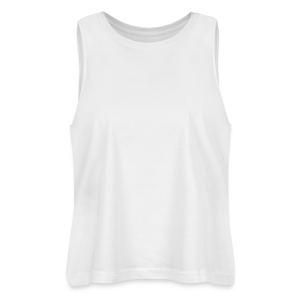 Stanley/Stella Frauen Cropped Bio Tank Top DANCER - personalisierbar - weiß