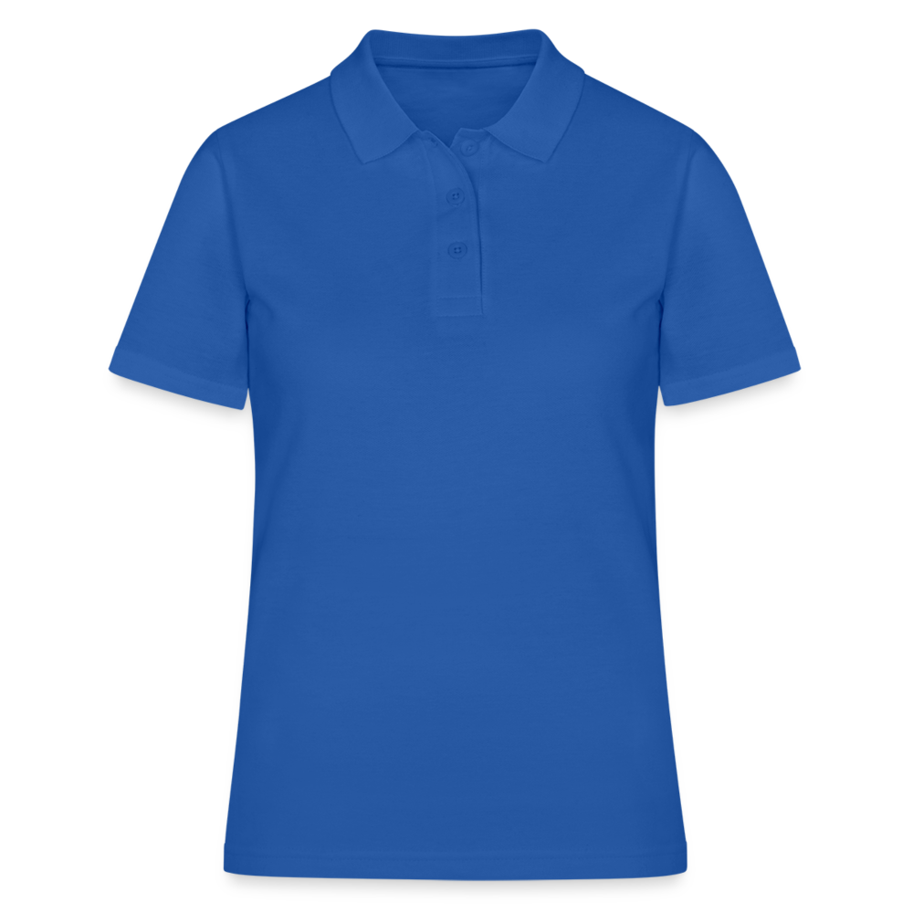 Frauen Polo Shirt - personalisierbar - Royalblau