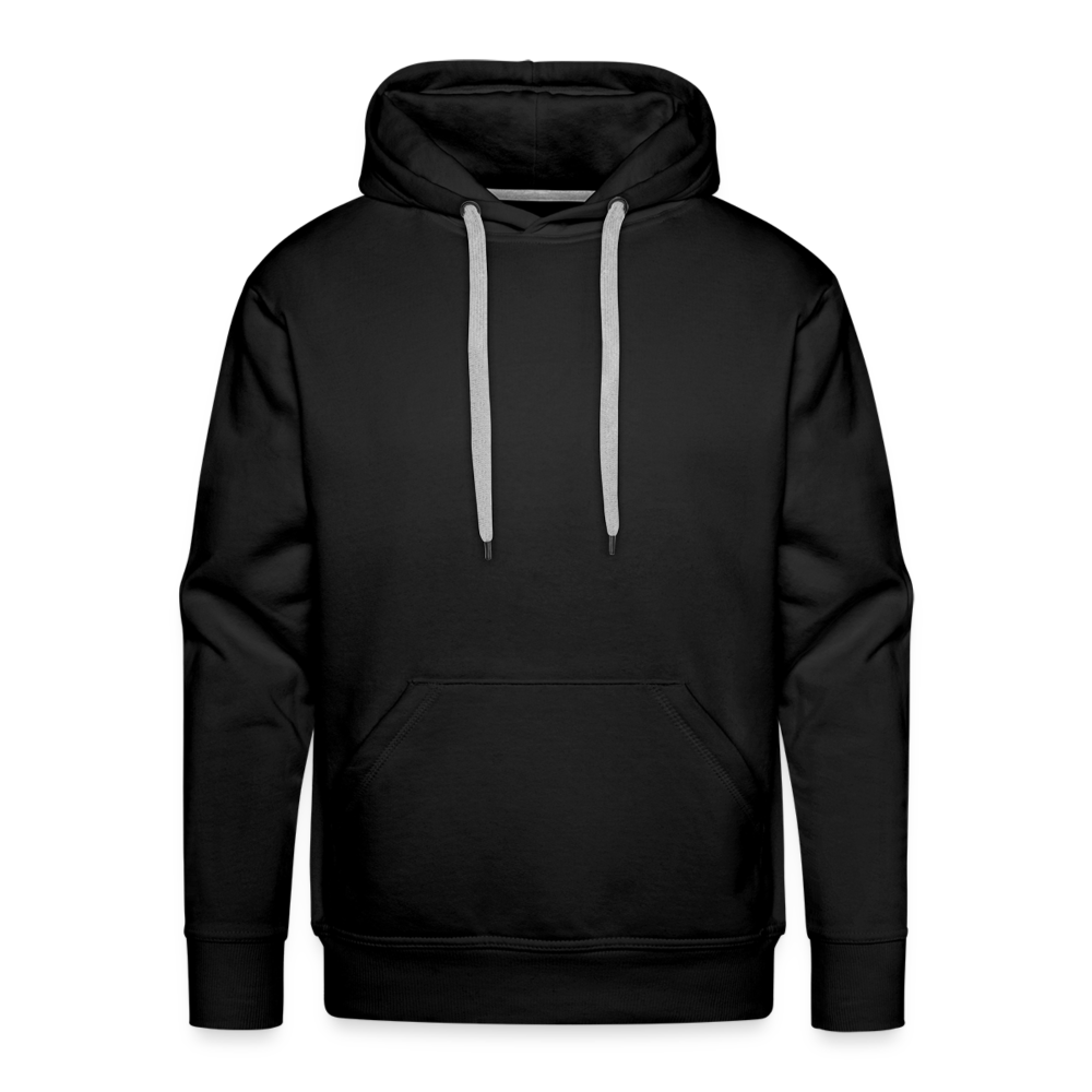 Männer Premium Hoodie - personalisierbar - Schwarz