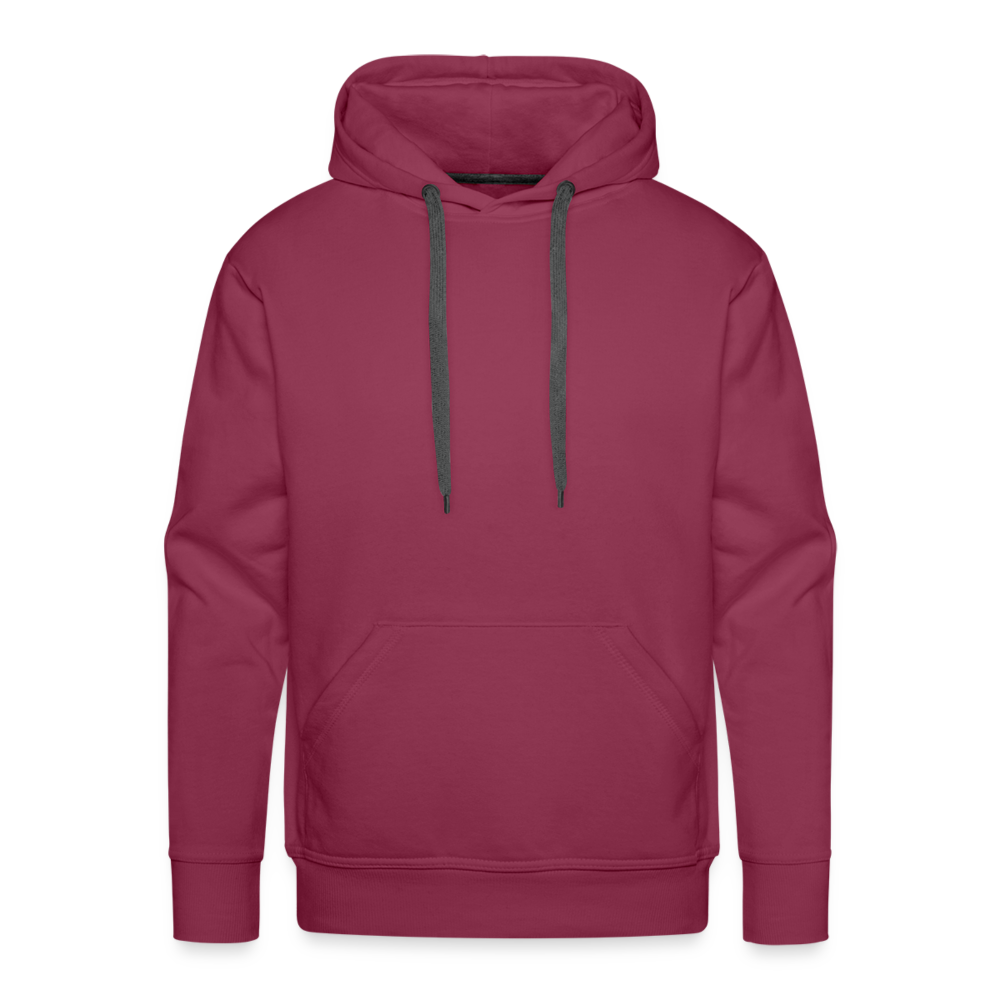 Männer Premium Hoodie - personalisierbar - Bordeaux