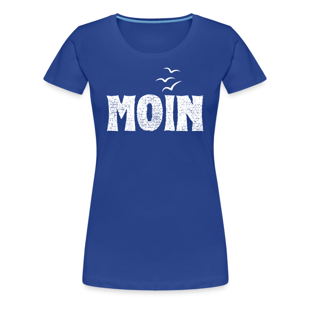 Frauen Premium T-Shirt - Moin (white) - Königsblau