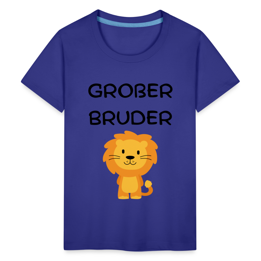 Teenager Premium T-Shirt - Großer Bruder Löwe - Königsblau