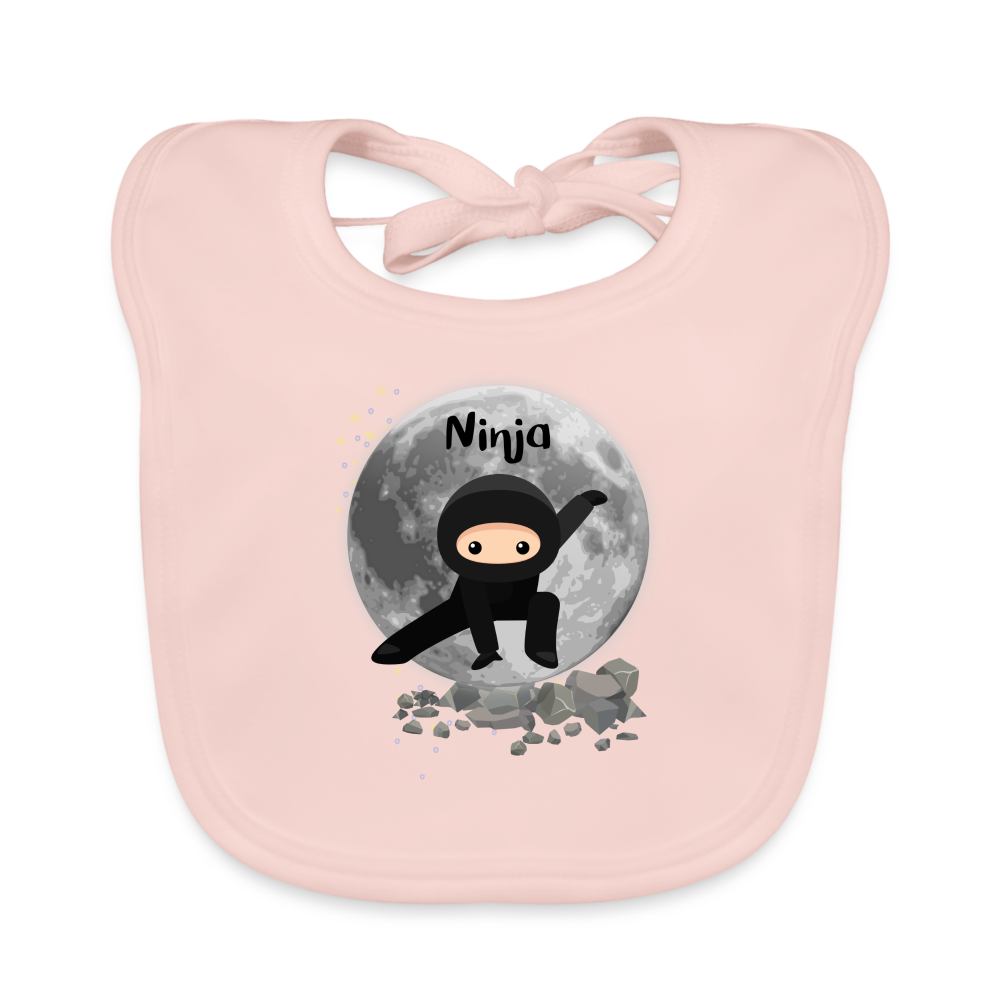Baby Bio-Lätzchen - Ninja - Rose