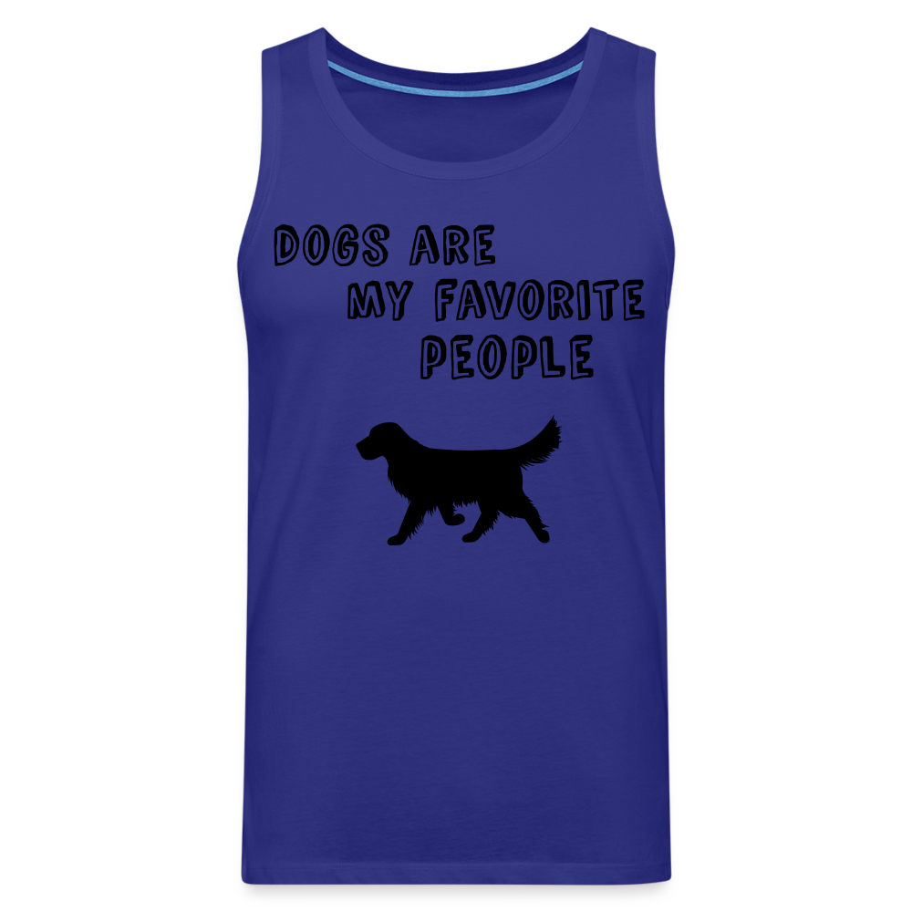 Männer Premium Tank Top - Favorite Dog - Königsblau