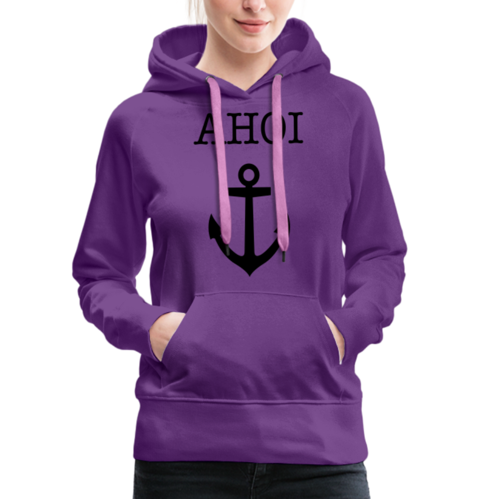Frauen Premium Hoodie - Ahoi - Purple