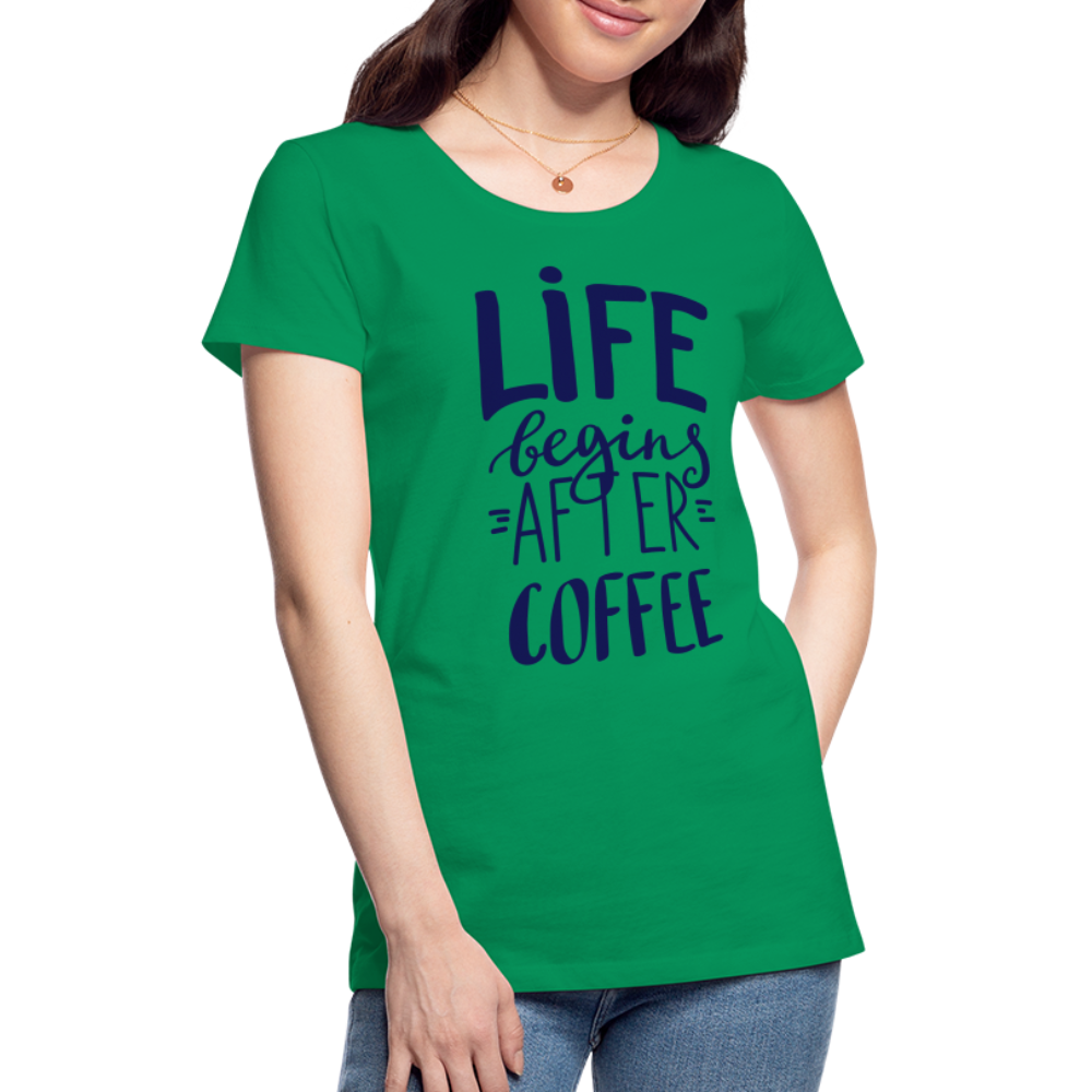 Frauen Premium T-Shirt - After coffee - Kelly Green