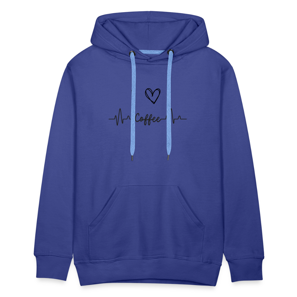 Men’s Premium Hoodie - I Love Coffee - Königsblau