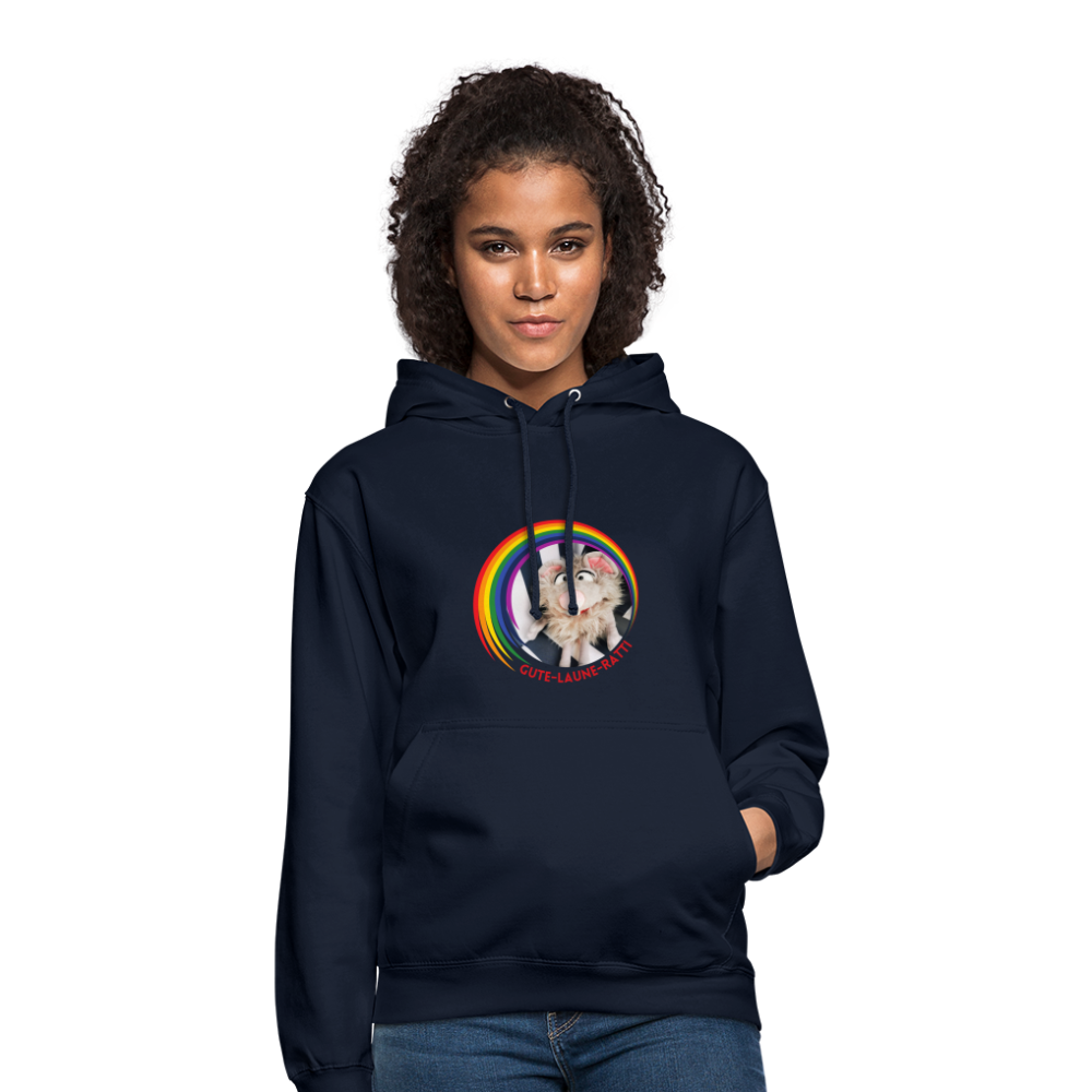 Unisex Hoodie - Gute Laune Ratti - Navy