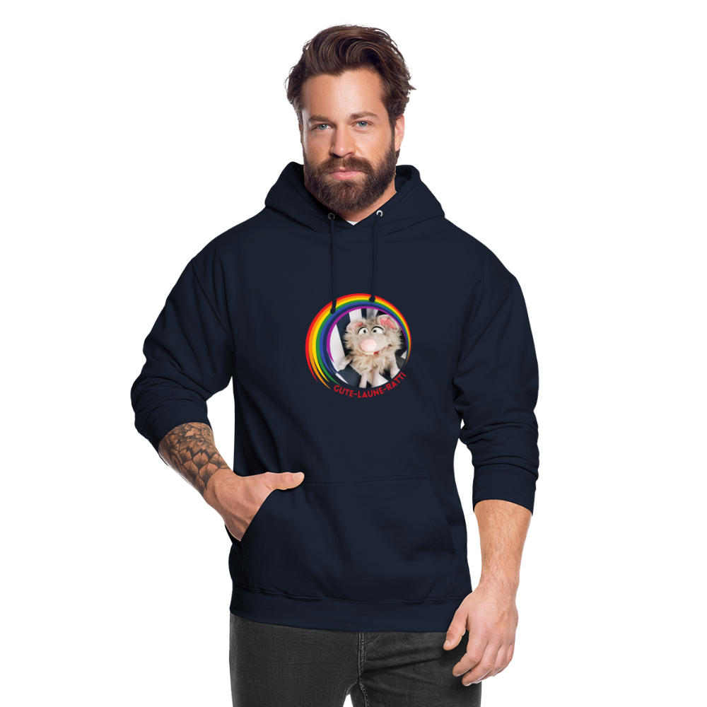 Unisex Hoodie - Gute Laune Ratti - Navy