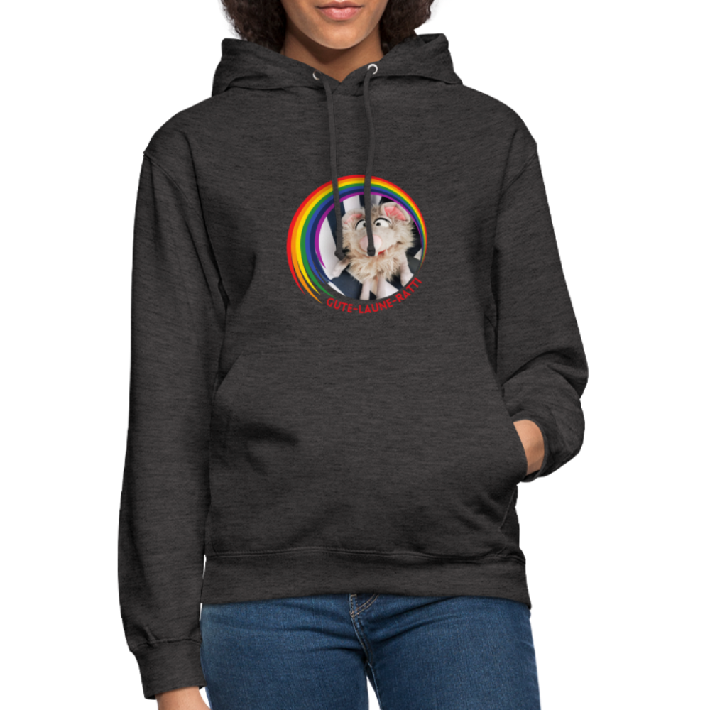Unisex Hoodie - Gute Laune Ratti - Anthrazit