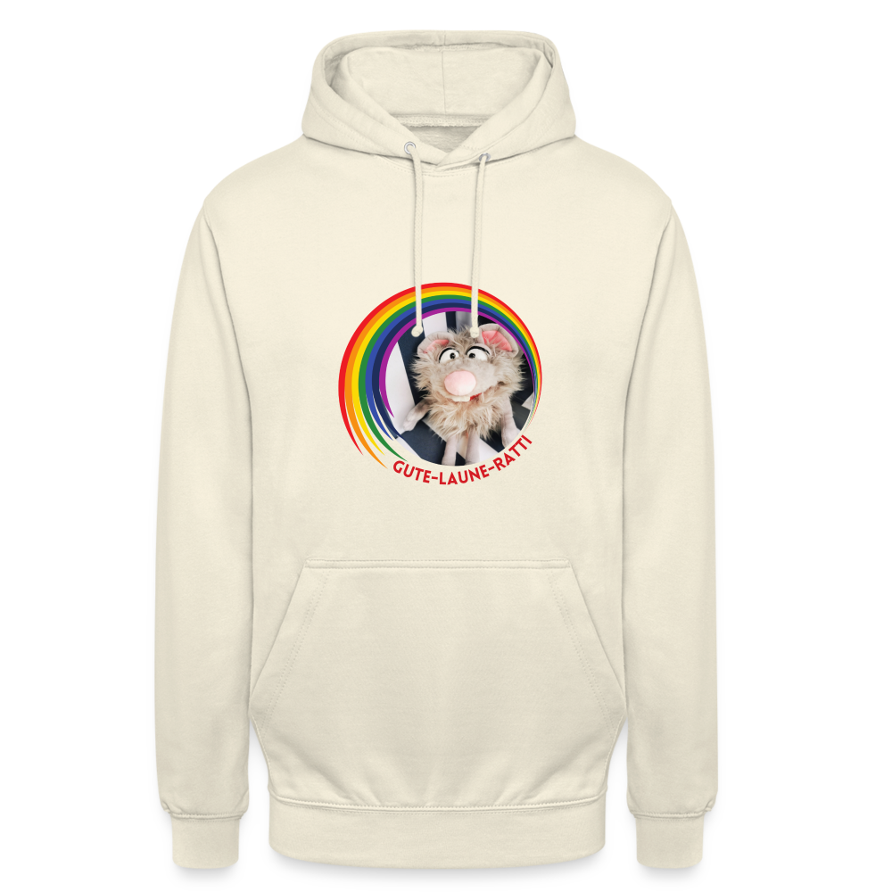 Unisex Hoodie - Gute Laune Ratti - Vanille-Milchshake