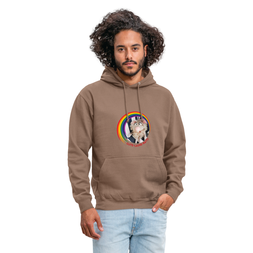 Unisex Hoodie - Gute Laune Ratti - Mokka