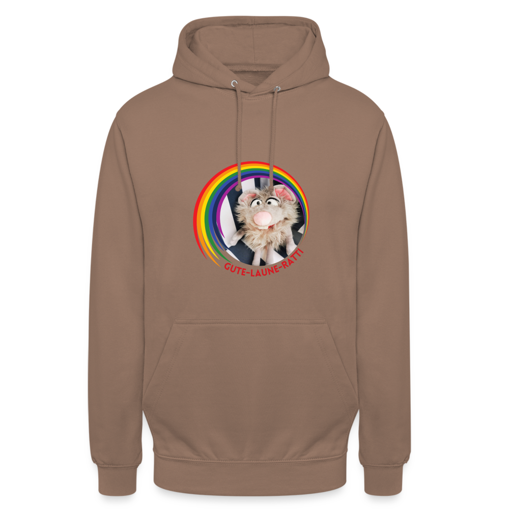 Unisex Hoodie - Gute Laune Ratti - Mokka