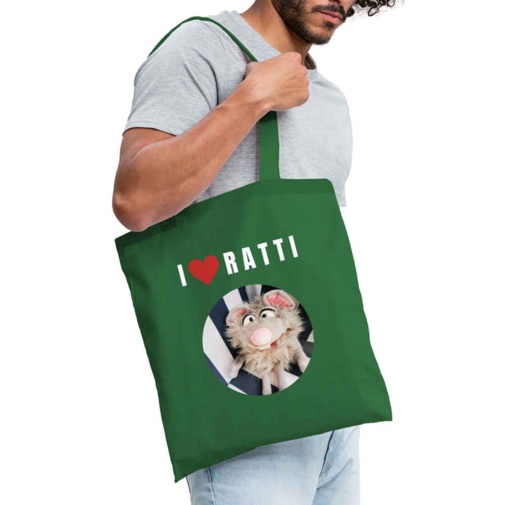 Stoffbeutel - I love Ratti - Fichte