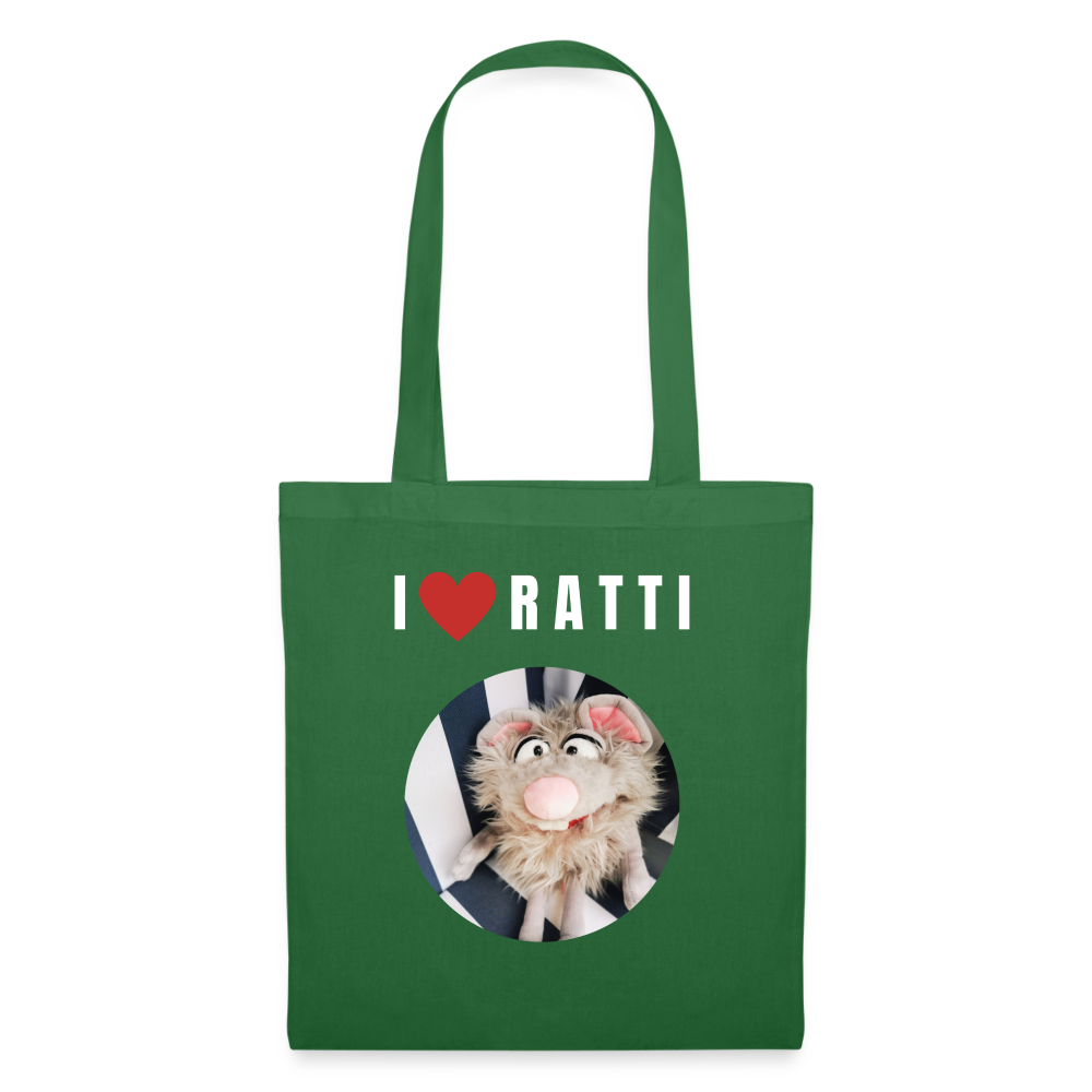Stoffbeutel - I love Ratti - Fichte