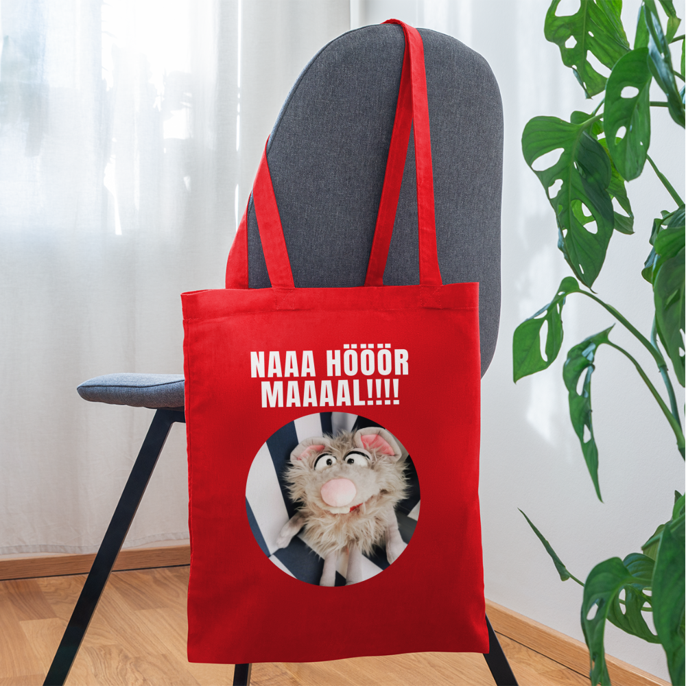 Stoffbeutel - Na hör mal! - Rot