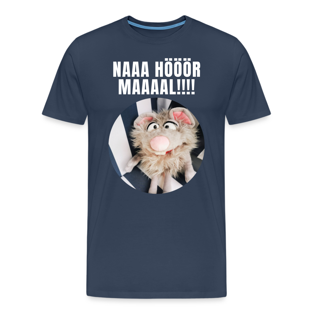 Männer Premium T-Shirt - Na hör mal! - Navy