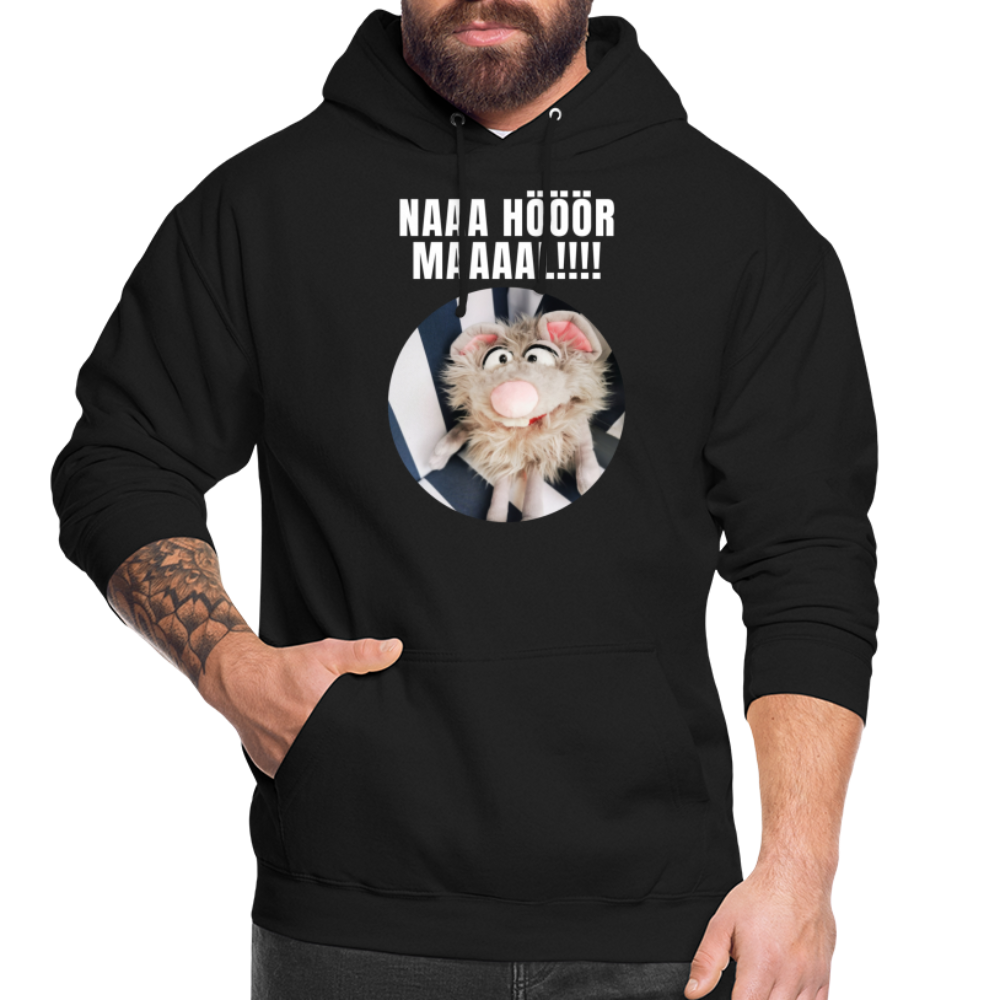 Unisex Hoodie - Na hör mal! - Schwarz