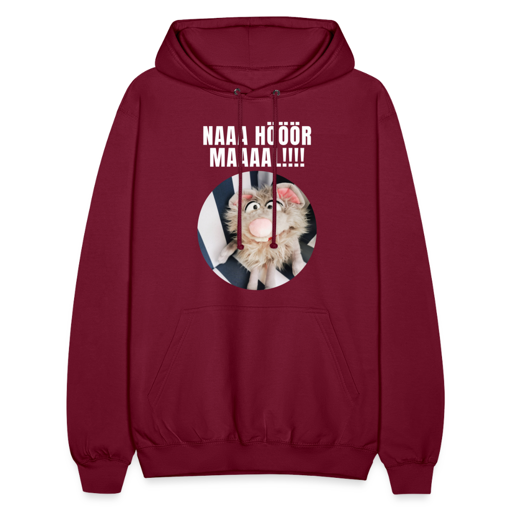 Unisex Hoodie - Na hör mal! - Bordeaux