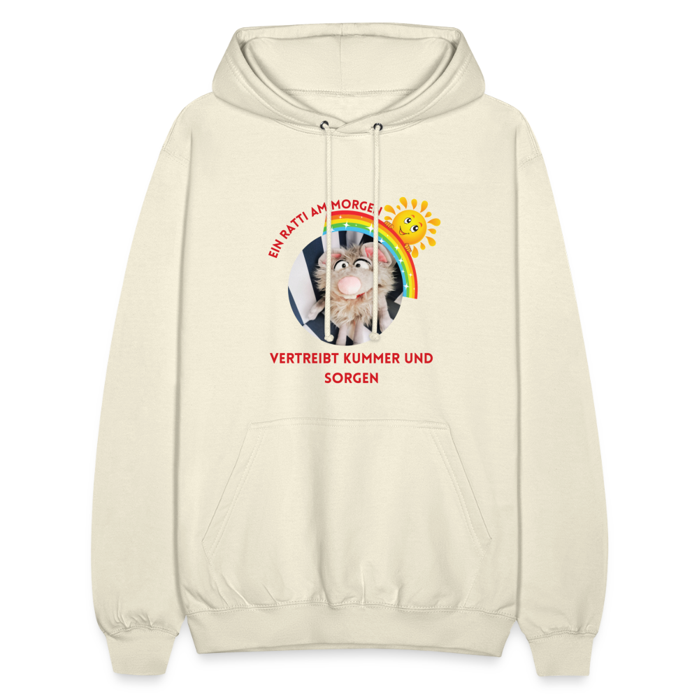 Unisex Hoodie - Ein Ratti am Morgen - Vanille-Milchshake