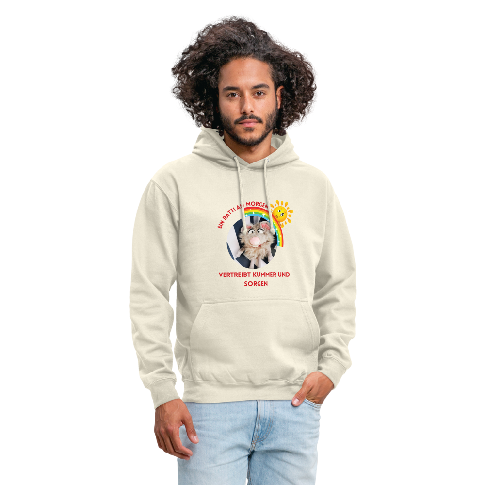 Unisex Hoodie - Ein Ratti am Morgen - Vanille-Milchshake