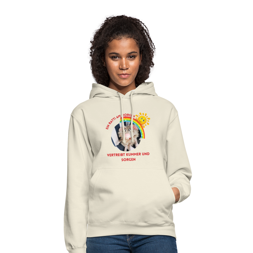 Unisex Hoodie - Ein Ratti am Morgen - Vanille-Milchshake