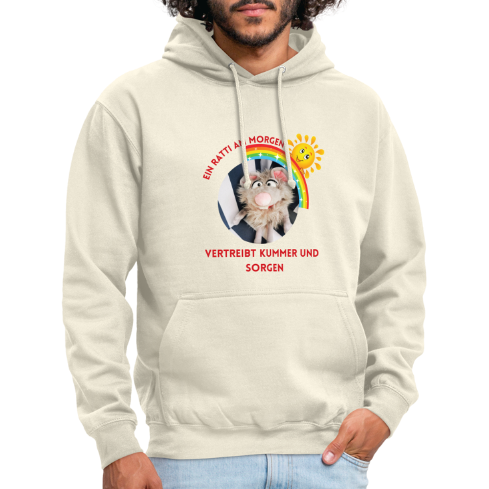 Unisex Hoodie - Ein Ratti am Morgen - Vanille-Milchshake