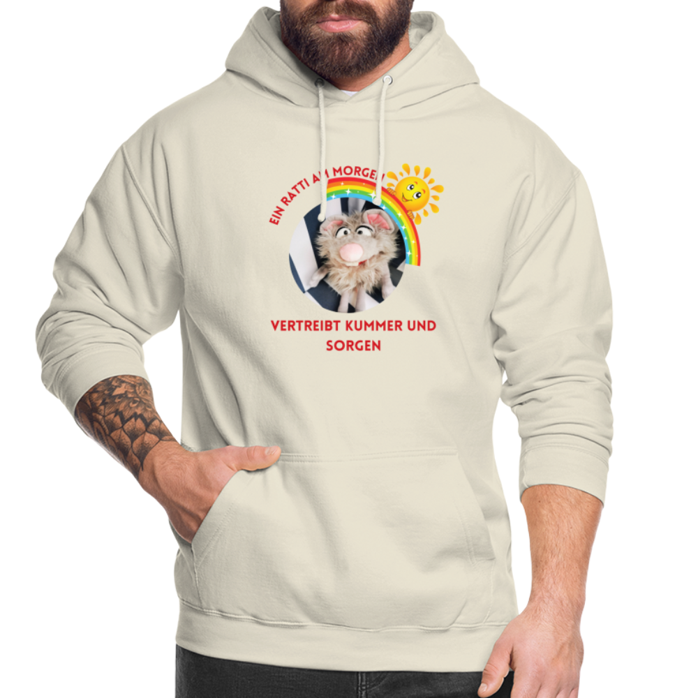 Unisex Hoodie - Ein Ratti am Morgen - Vanille-Milchshake