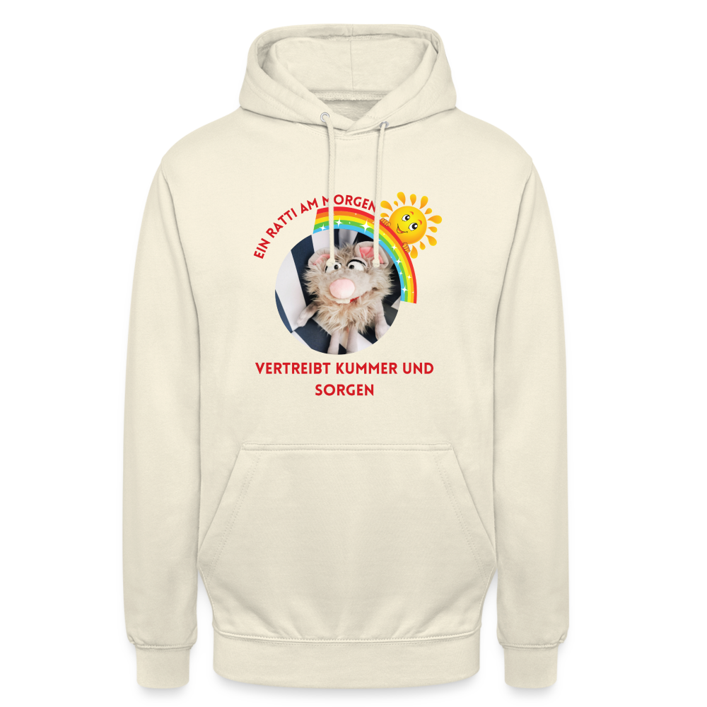 Unisex Hoodie - Ein Ratti am Morgen - Vanille-Milchshake